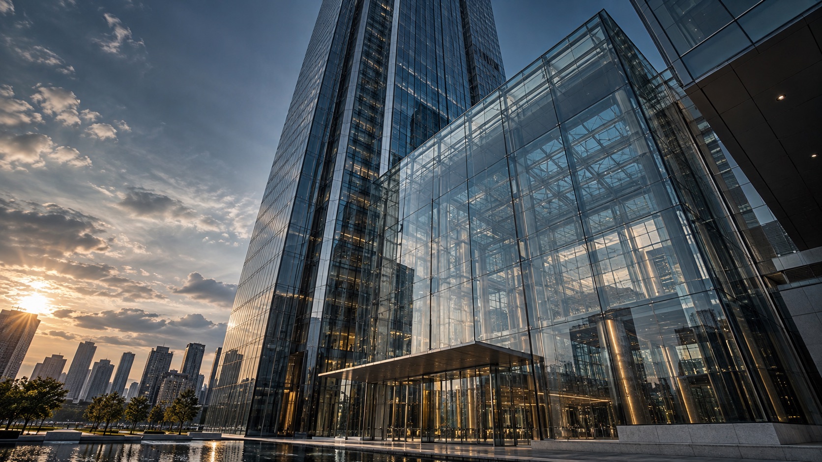 Industry visualization of high-rise structural glazing